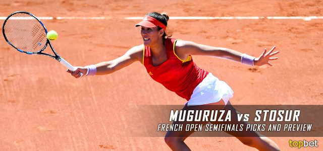 Garbine Muguruza vs. Samantha Stosur Predictions, Odds, Picks and Tennis Betting Preview – 2016 French Open Semifinals